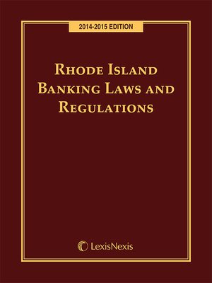 cover image of Rhode Island Banking Laws and Regulations